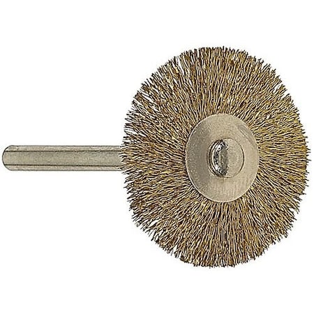 Gyros Wire Wheel, Brass - 1" Dia. 11-84287